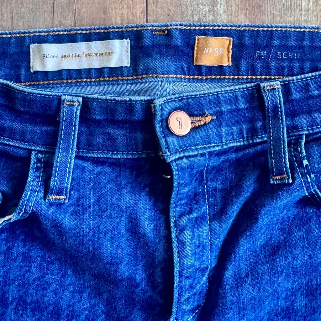 Anthropologie Pilcro and the Letterpress Houndstooth Mid-Rise Skinny Jean Sz 32 - Image 5