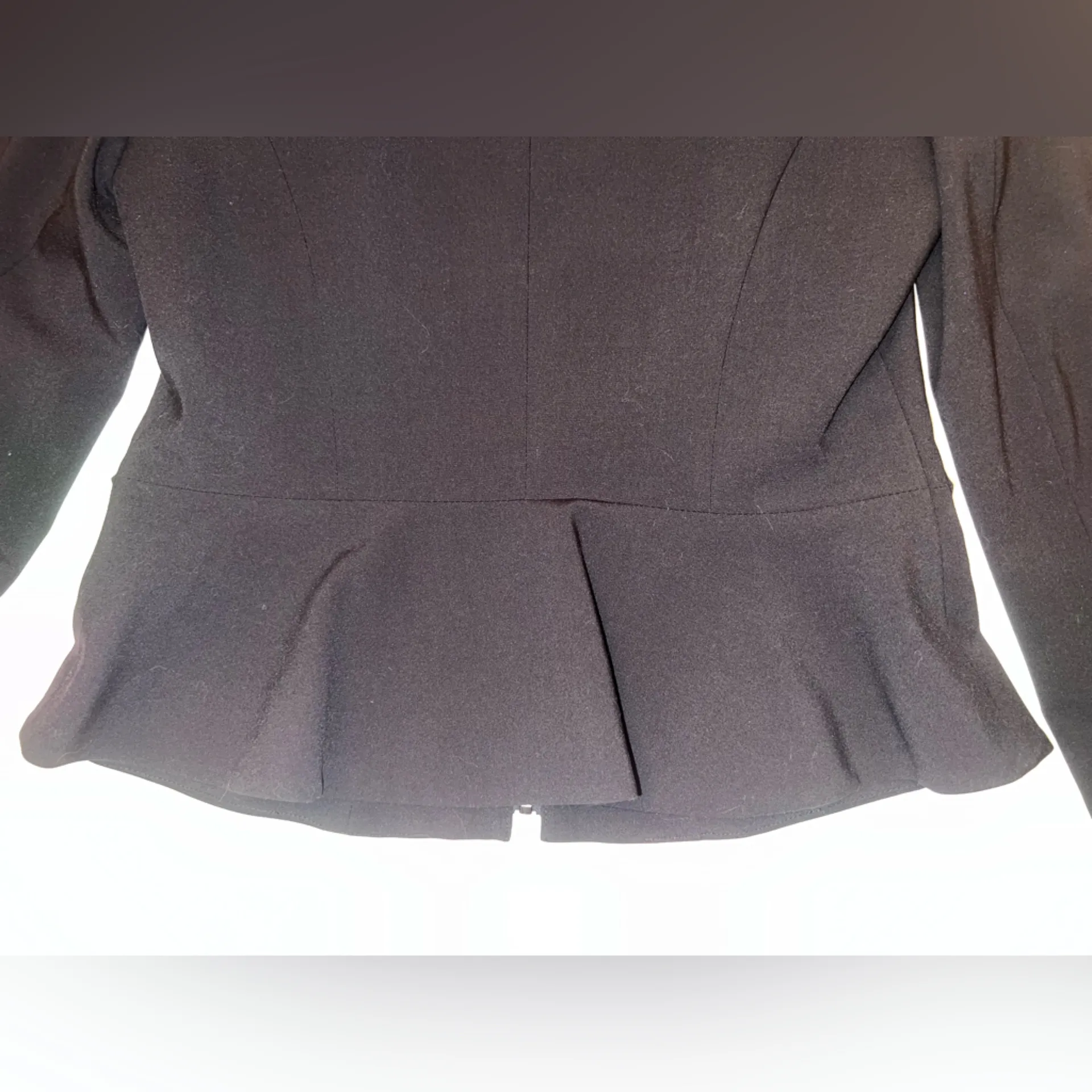 Calvin Klein black peplum blazer | Size 4 | EUC - Image 4