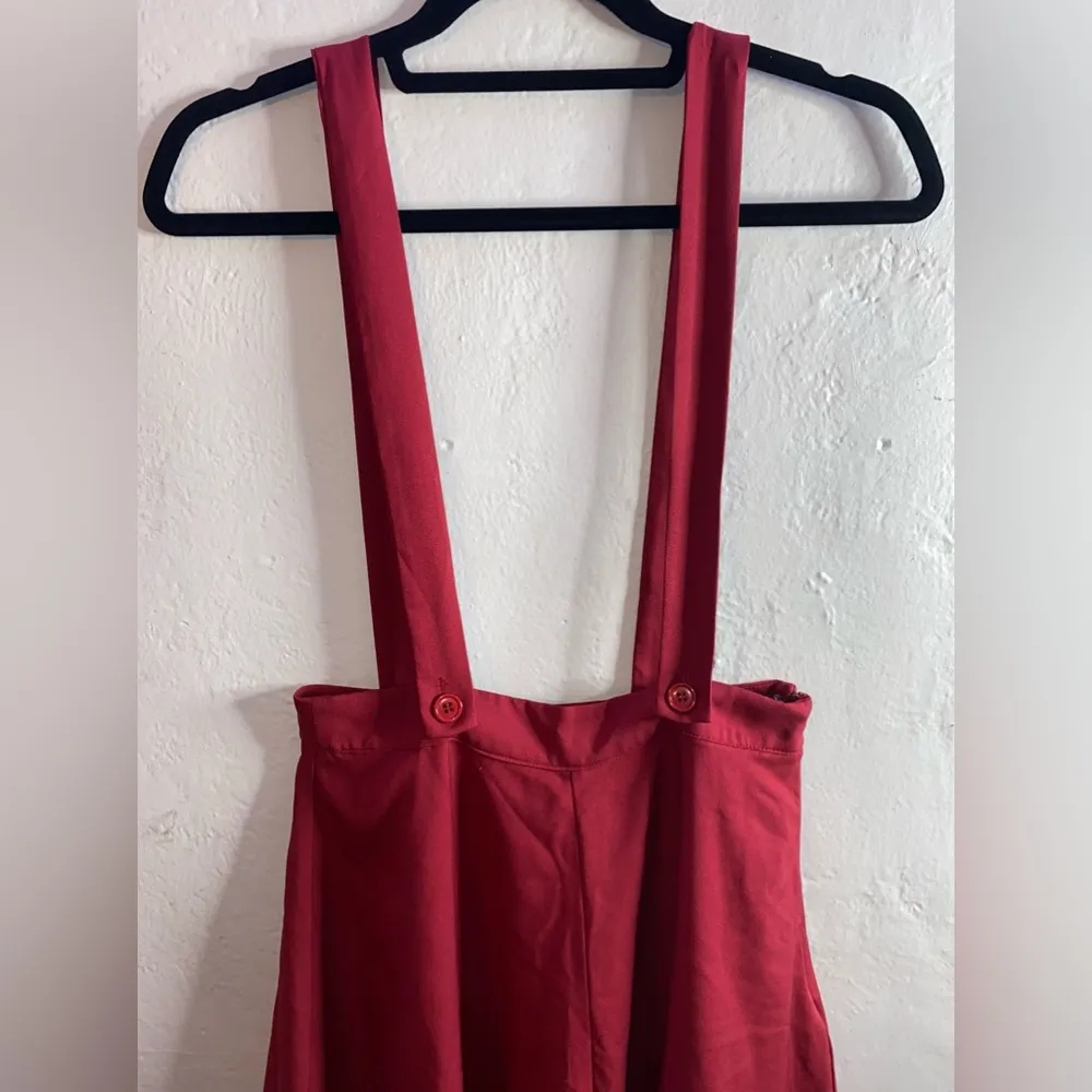 Suspender Skirt Red - Image 2