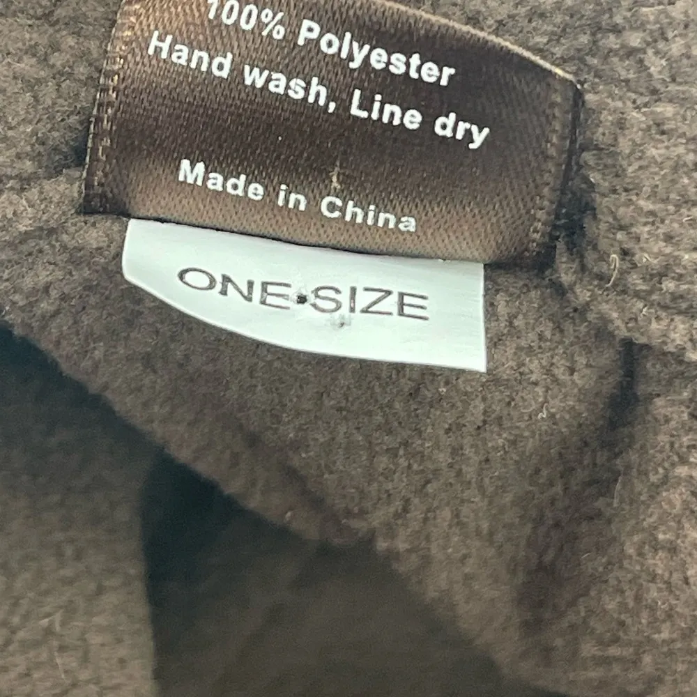 VERA BRADLEY Hat Cap English Rose Newgirl Cozy Fleece Lining Brown Casual Fall - Image 2