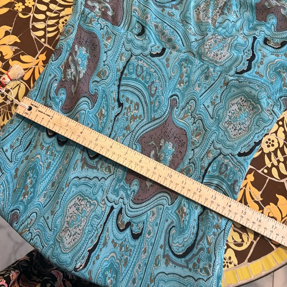 AMI CHIFFON DRESS Sz: M Blue Size M - Image 10