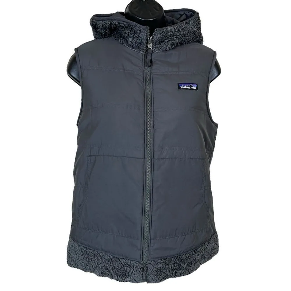 Patagonia Los Gatos Reversible Sleeveless Hooded Zip Up Vest - Image 3