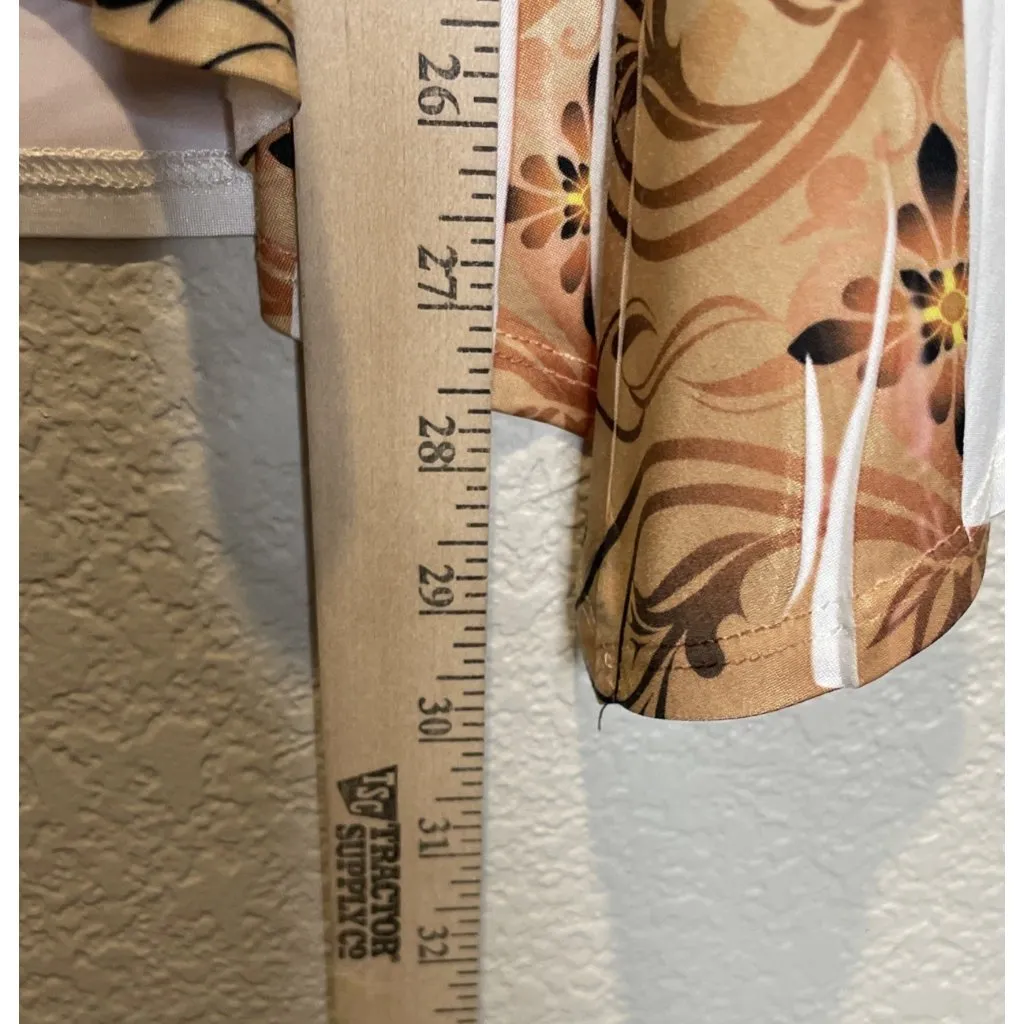 Love‎ T Rhinestone Floral Lace Womens Small Long Sleeve Top Rhinestone Grunge Black - Image 6