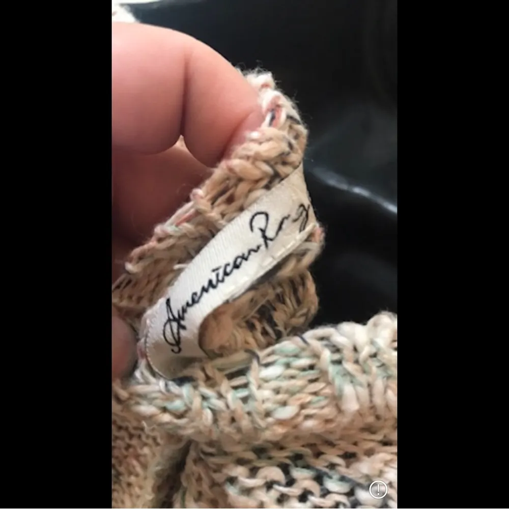 American rag spring knit sweater button back long sleeves M - Image 8