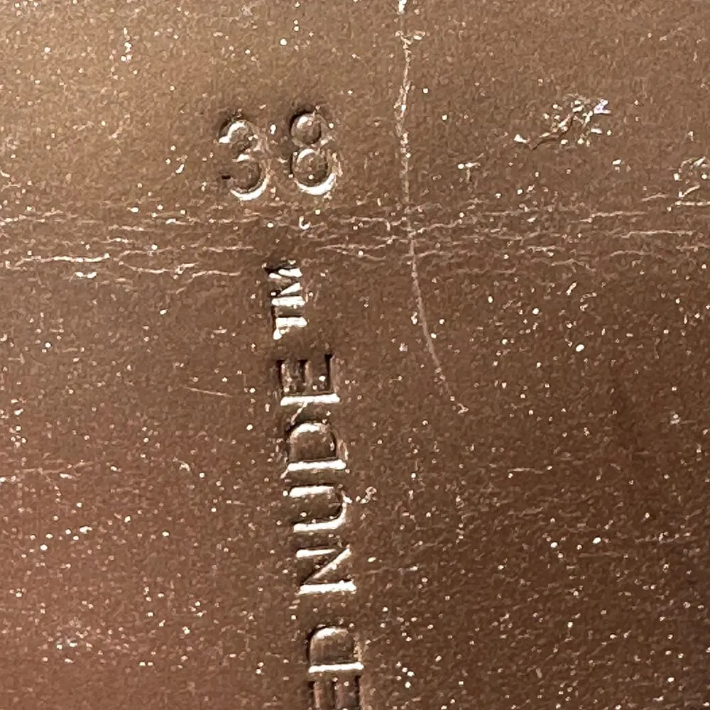 United Nude Heels Ankle Boots Leather Pin Belt Closed Toe Buckle Strap Black 7.5 - Image 7