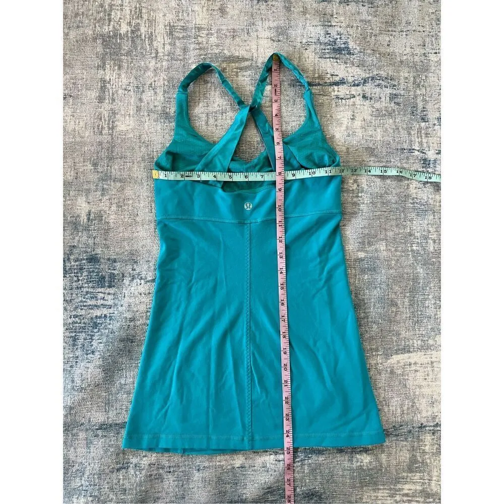 Lululemon Practice Daily Tank in Surge / Teal Size 4 - Image 5