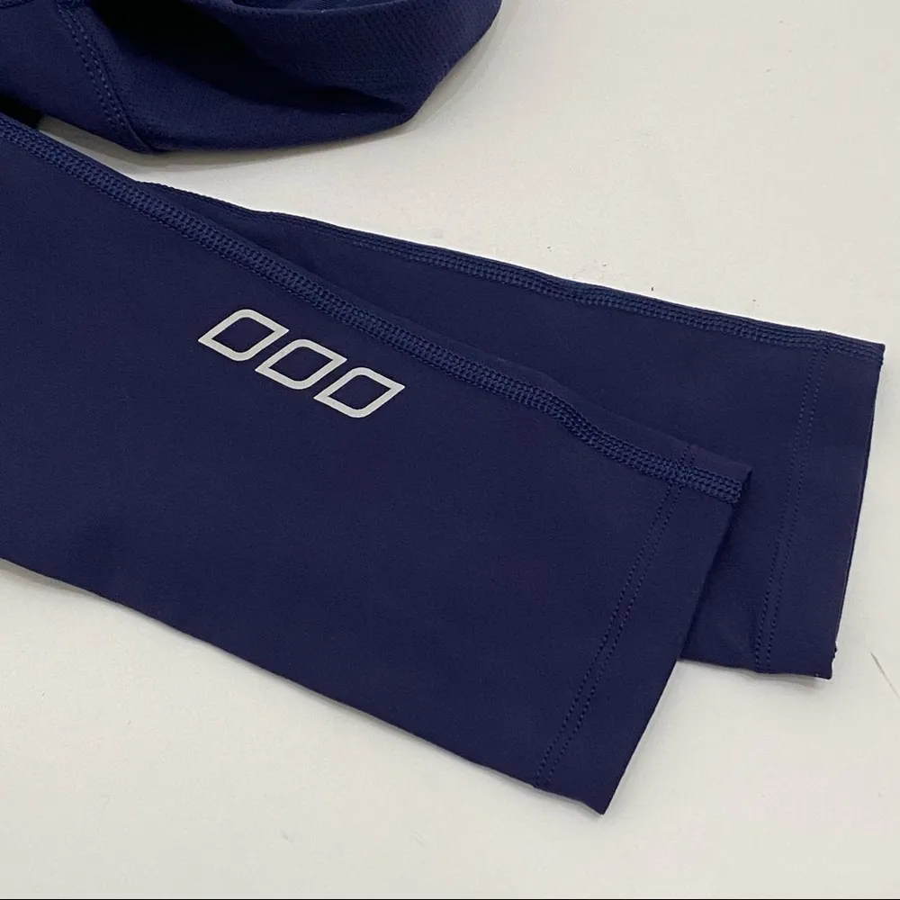 Lorna Jane Navy Mesh Waistband Tight Leggings - Image 5