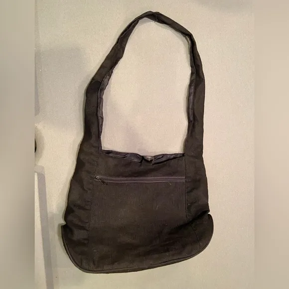Kenneth‎ Cole Linen handbag, vintage Black - Image 3