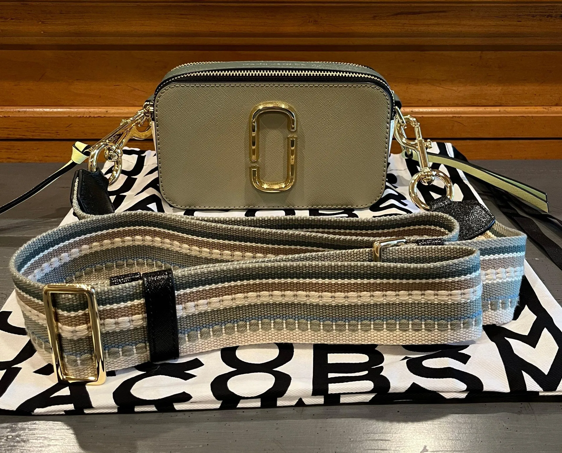Marc Jacobs The  Snapshot Crossbody - Silver Sage Multi - Image 3
