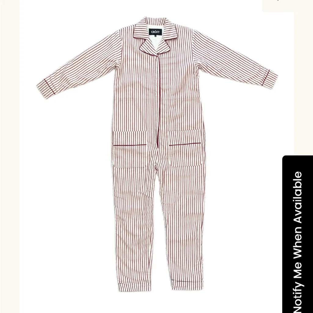 Croft Coveralls NWOT $169 The Ultimate Adult Sleepsuit for Co - Image 4