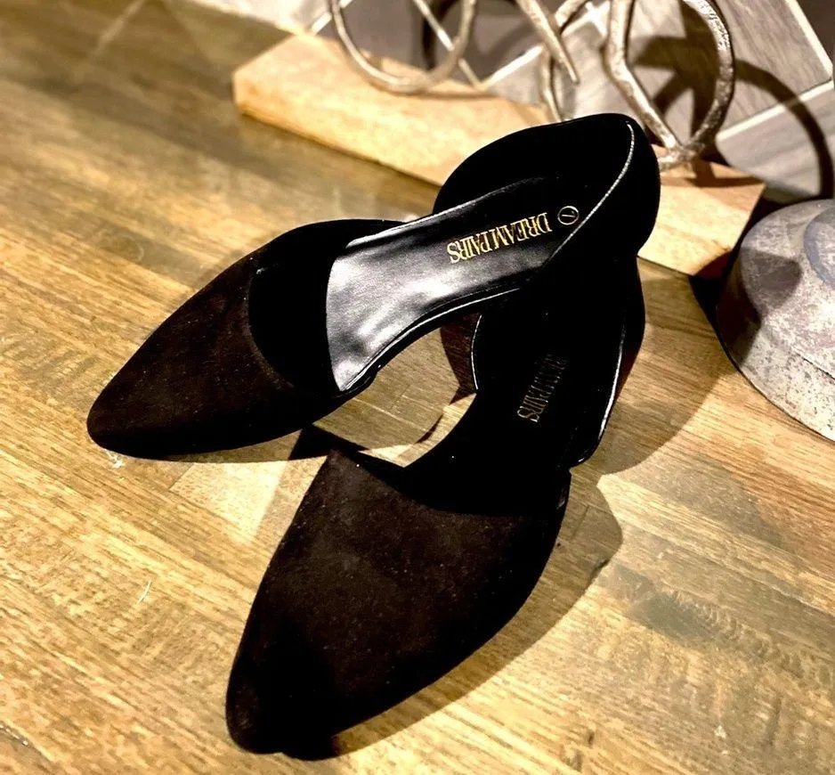 NWOT  Size:7 Black Women’s Pointed-Toe Slip on Flats - Image 4