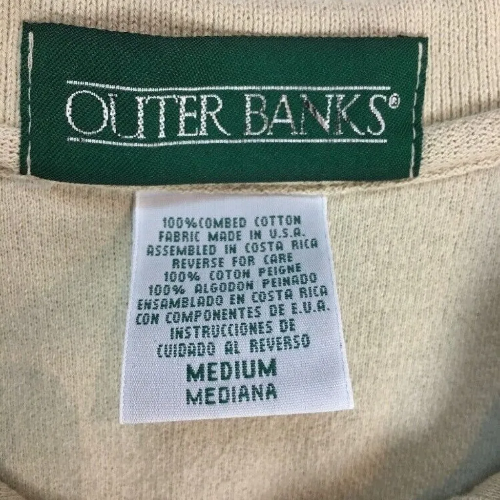 Sleeveless Golf Shirt LPGA International Outer Banks Medium Beige u - Image 4