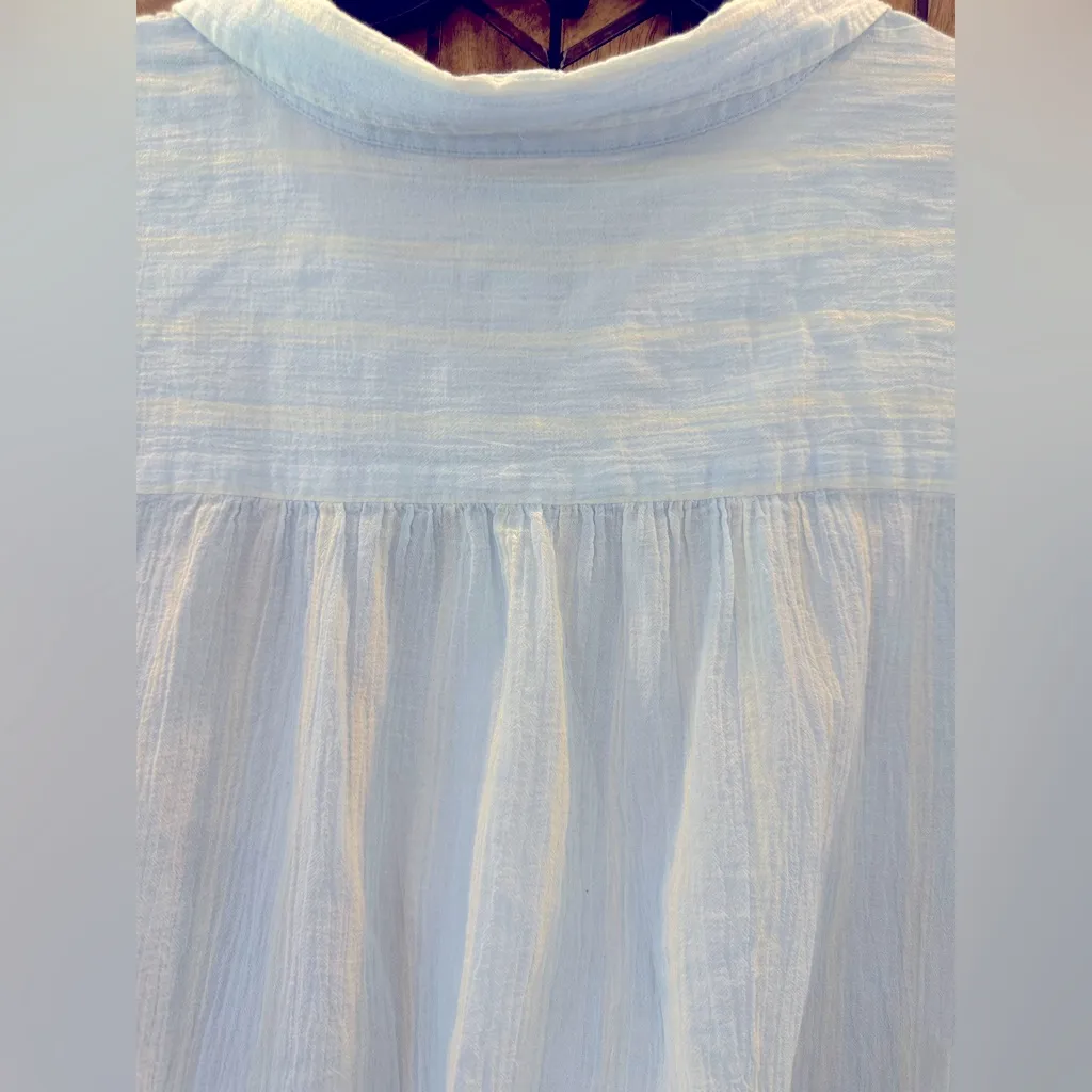 NWOT - Lightweight Striped Button Down Shirt. - Image 5