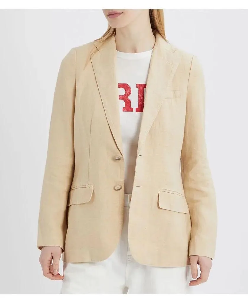 Ralph Lauren Cream Women's Blazer - Image 2