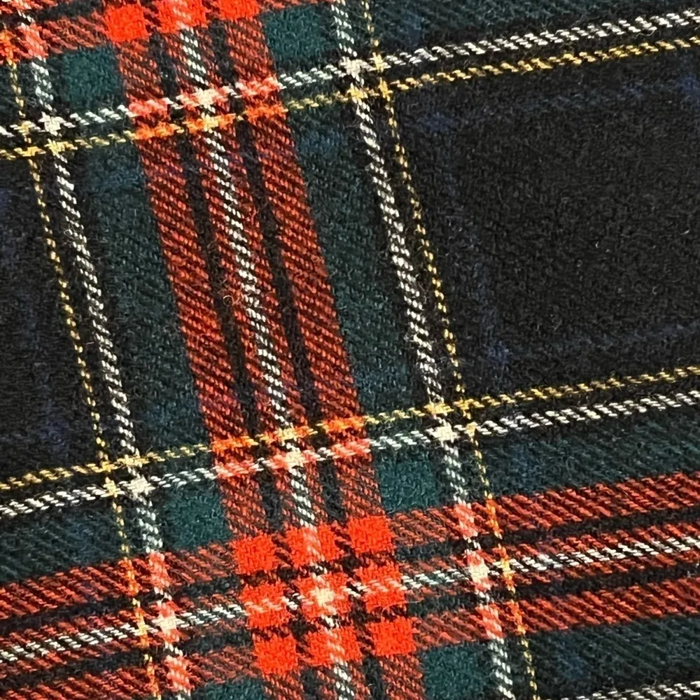 PENDLETON Vintage Authentic Black Stewart Tartan Plaid Wool Pencil Skirt Sz 14 - Image 5