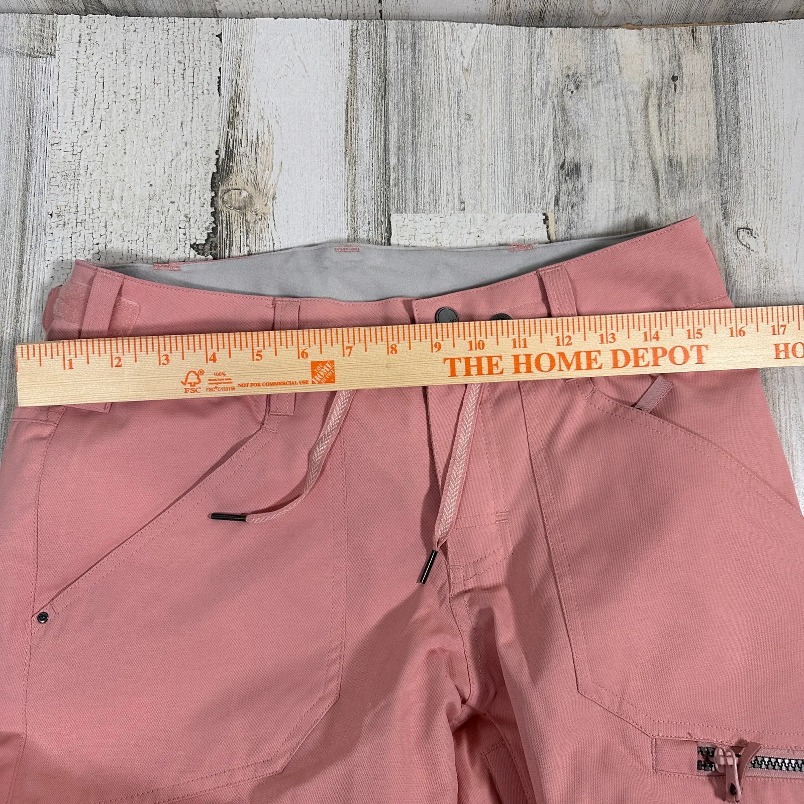 Roxy Women’s Light Pink Flare Snowboard Pants – Small – Adjustable – MSRP $159 - Image 8