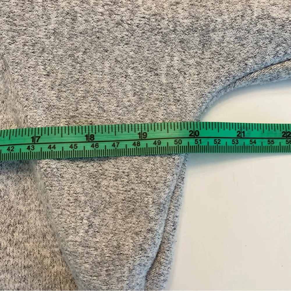 Burton Minx DryRide Full Zip Longline Jacket Sweater Fleece Heather Grey Large - Image 6