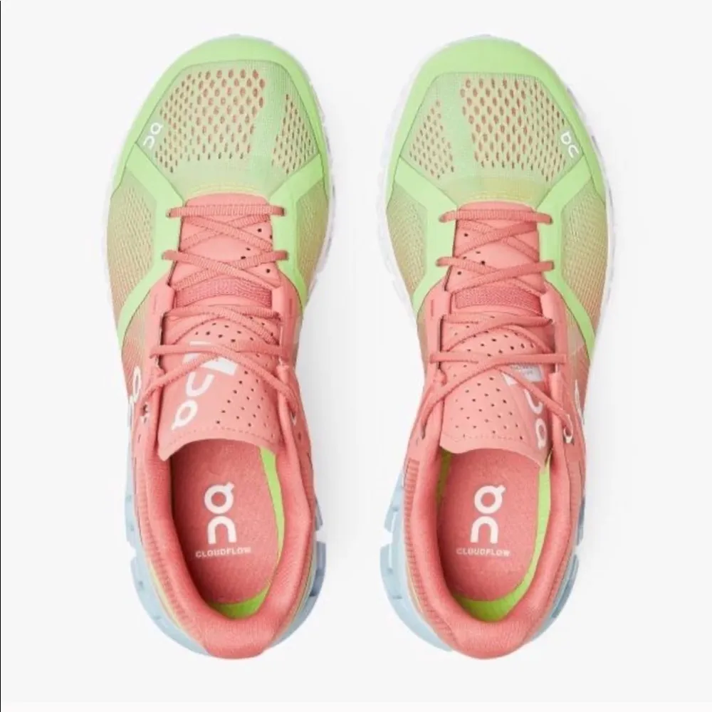 On Running Cloudflow Mesh Rock Rose Tennis Shoes - Image 3