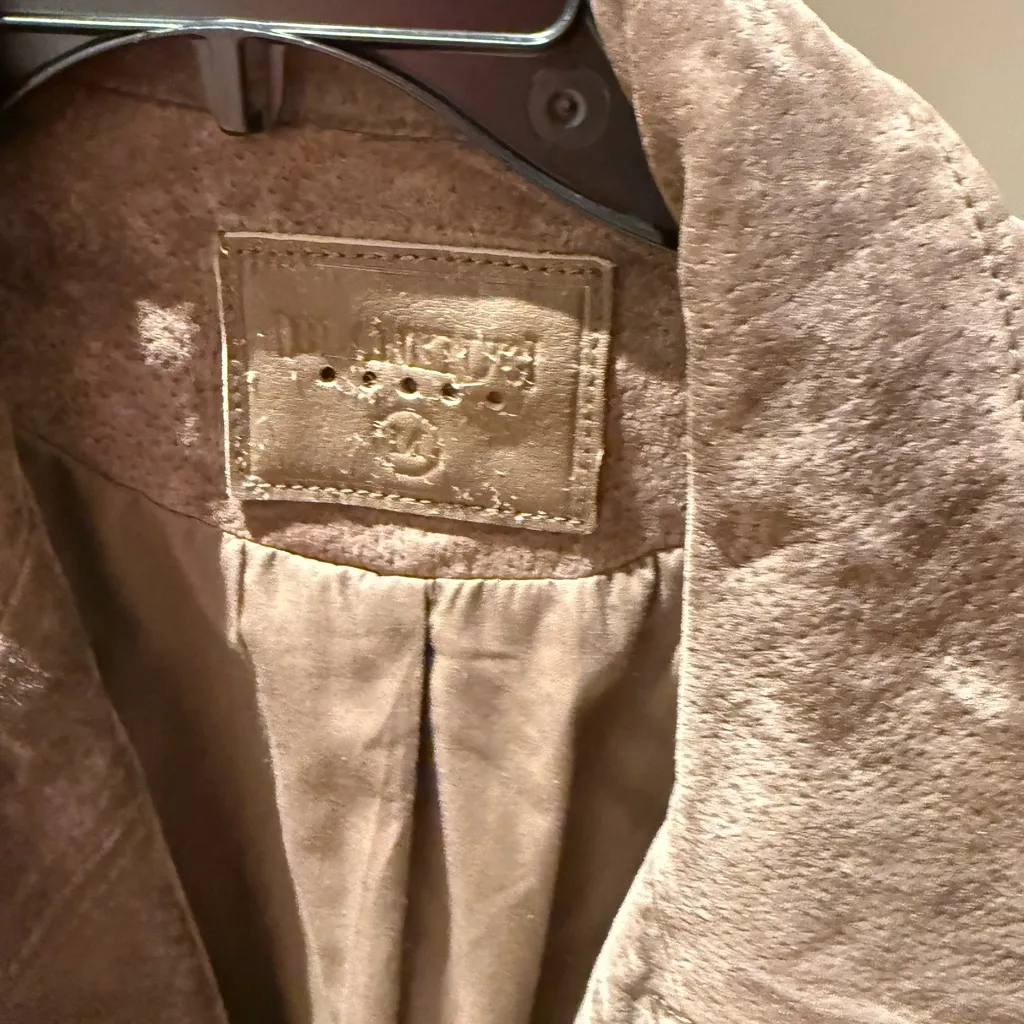 Blank NYC Chocolate Suede Jacket - Image 4