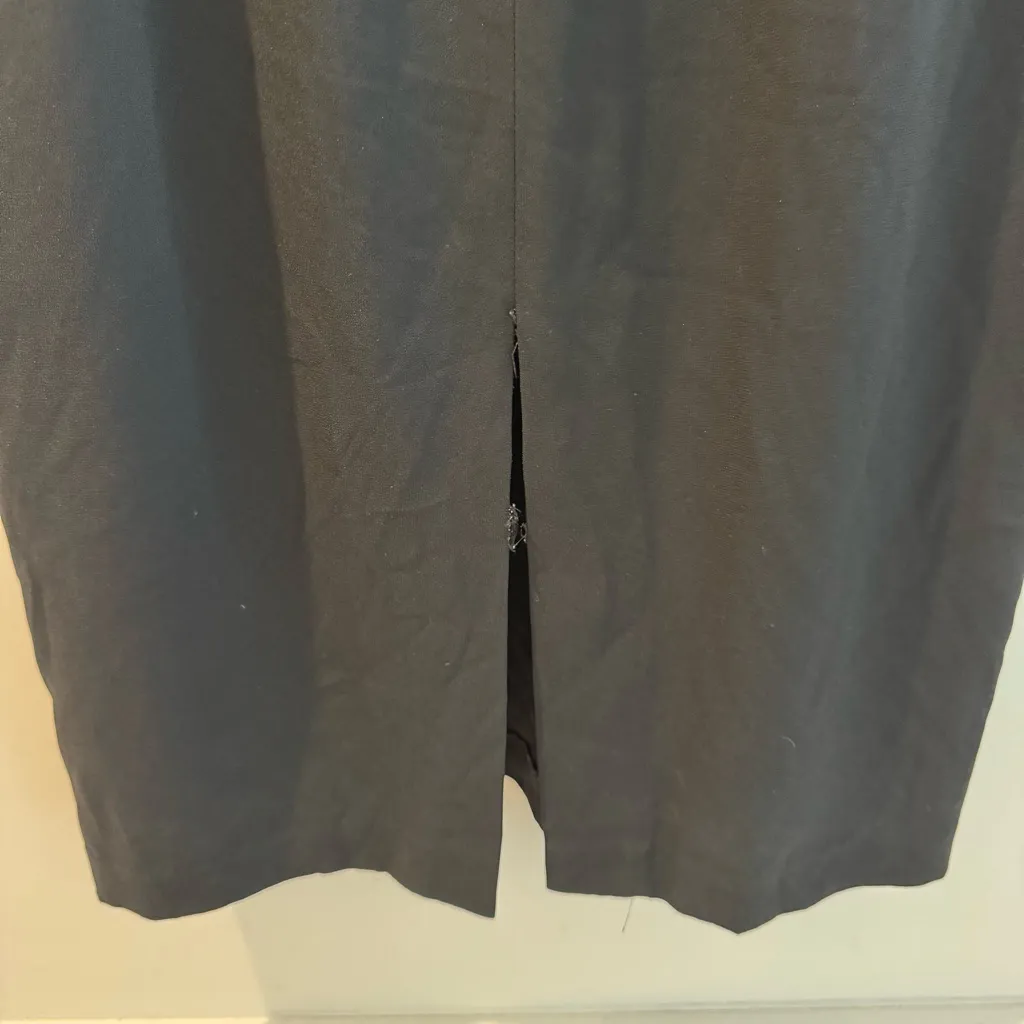 MM Lafleur The Masha Dress Black Midi Length Size 16 - Image 9