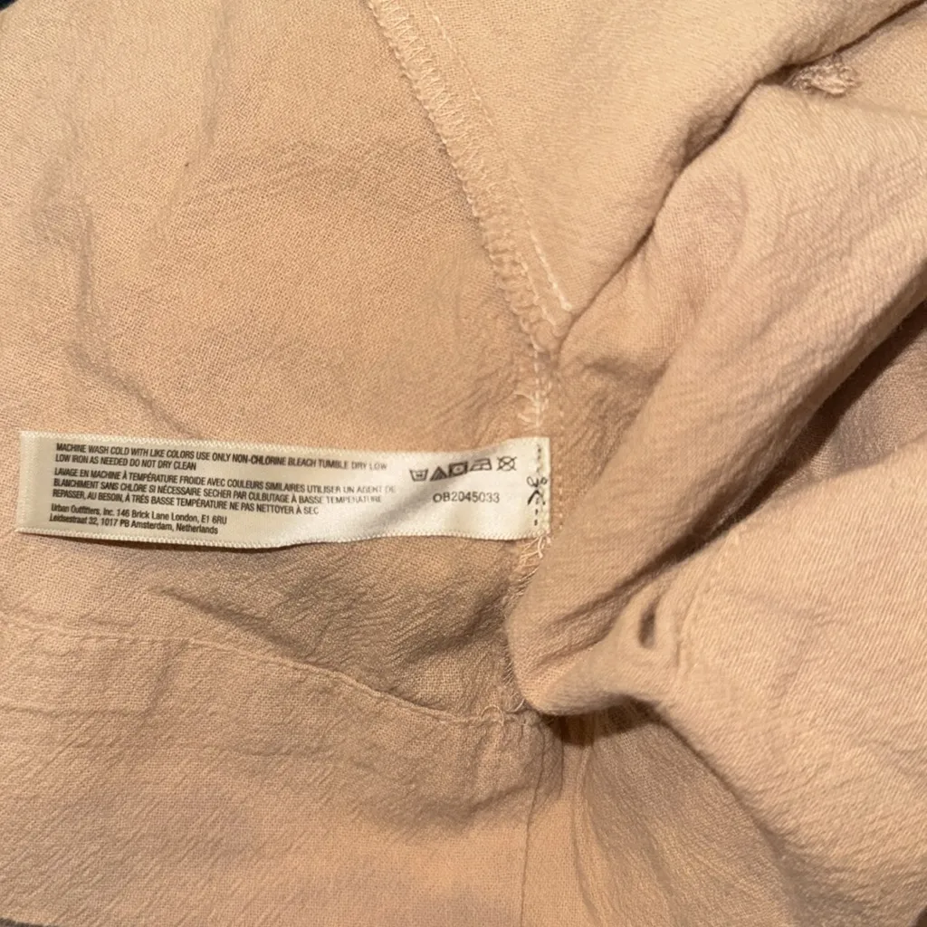 NEW Free People Onda Long Sleeve Stretch Cotton Drop Waist Minidress Sz XS - Image 6