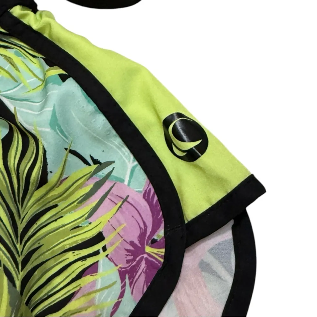 Wave Life Bali Escape Side Tie Shorts Green - Image 3