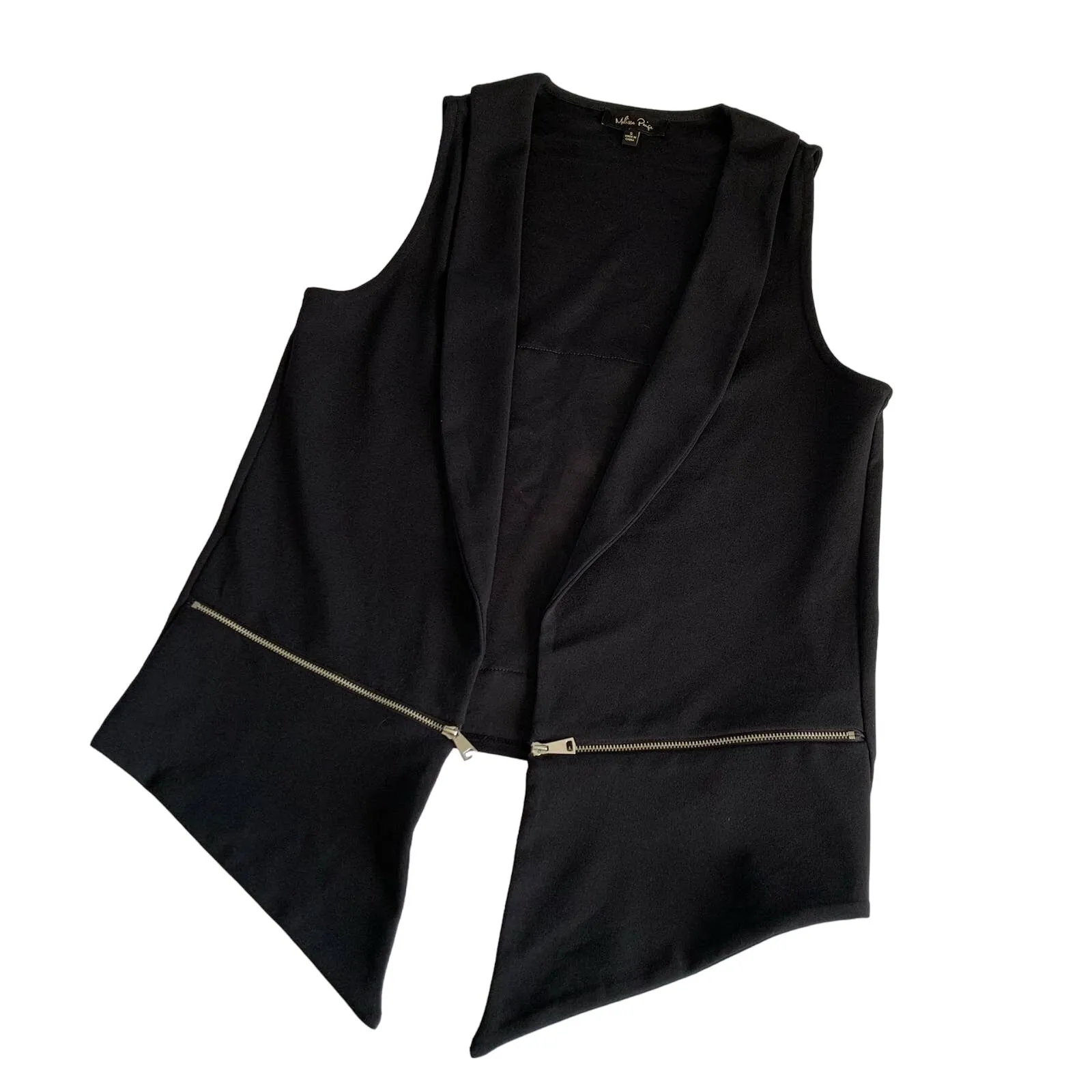 Via Penny Lane Reworked Apparel | Mariah Carey Christmas Graphic Black Vest - Image 3