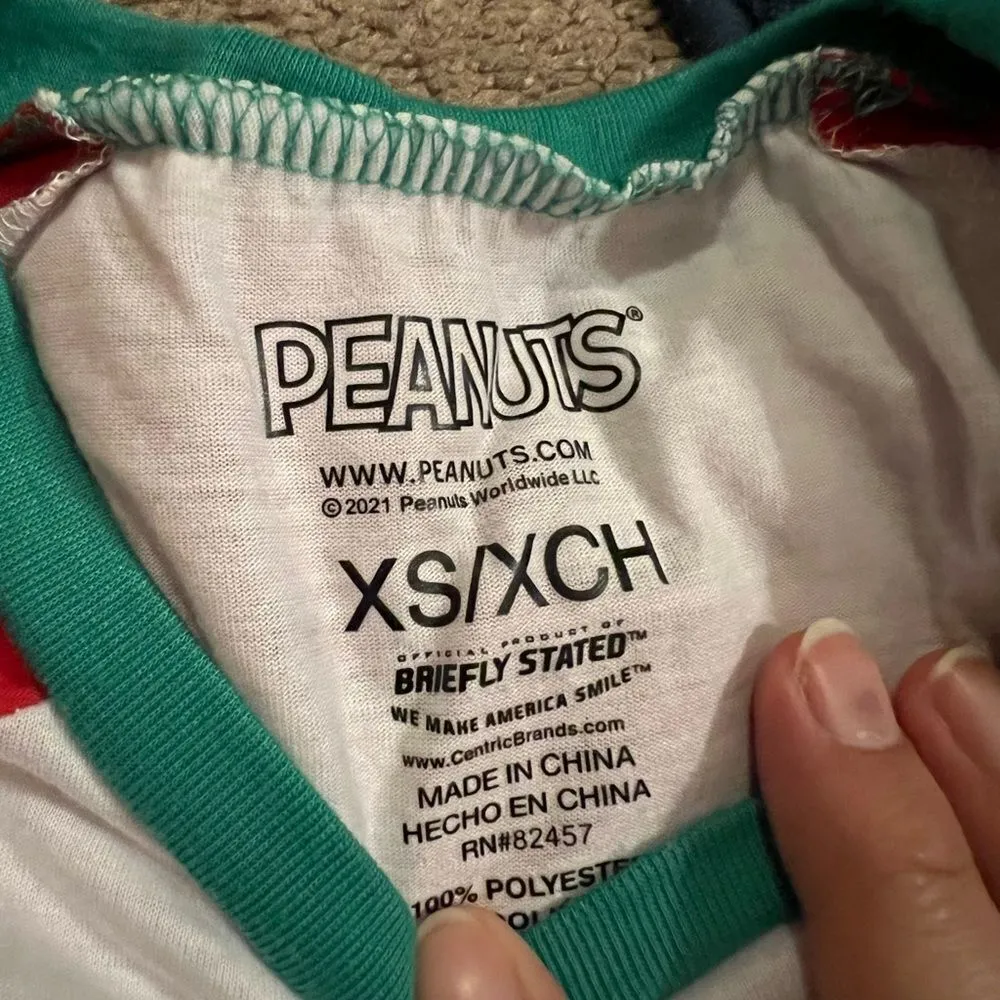 Peanuts xs pajama set Gray - Image 4