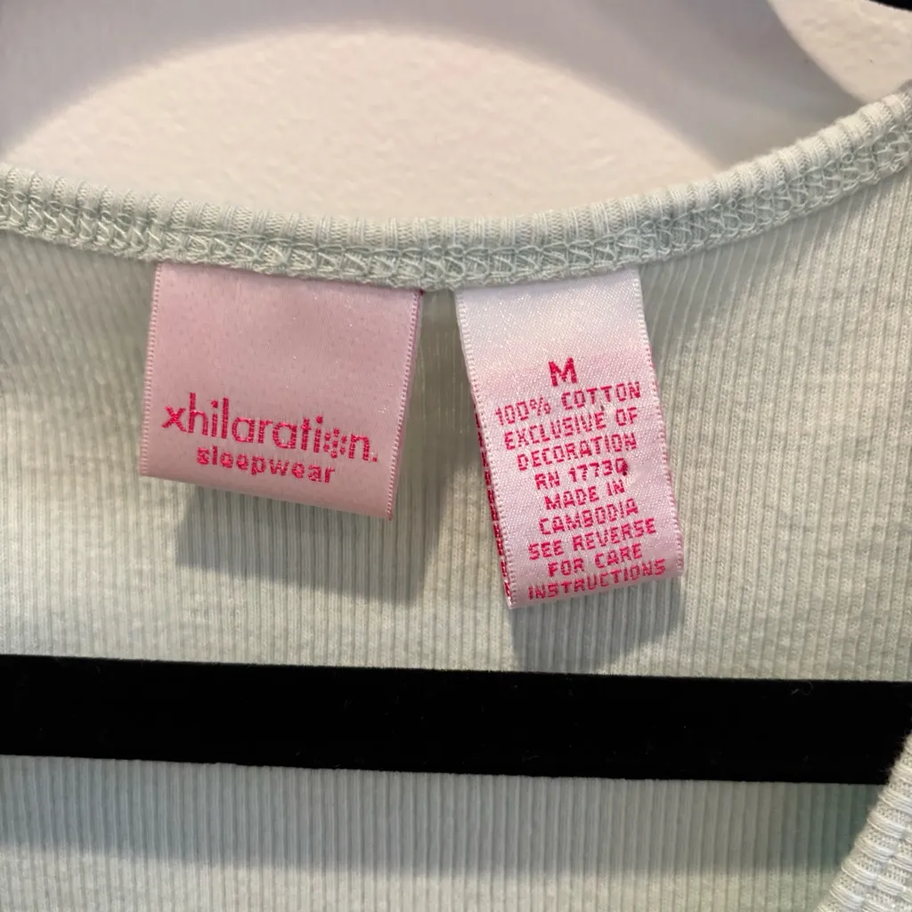 Y2K Baby Girl Xhilaration Tank Top Fuzzy Graphic 90's Women's 100% Cotton Size M - Image 5