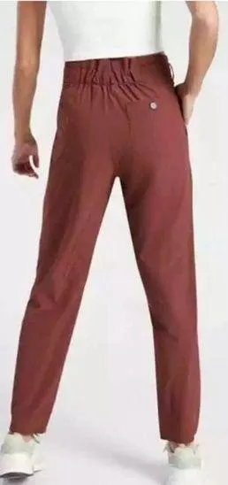 Athleta Skyline II Tie Waist Pants Size 6 in Cognac - Image 2