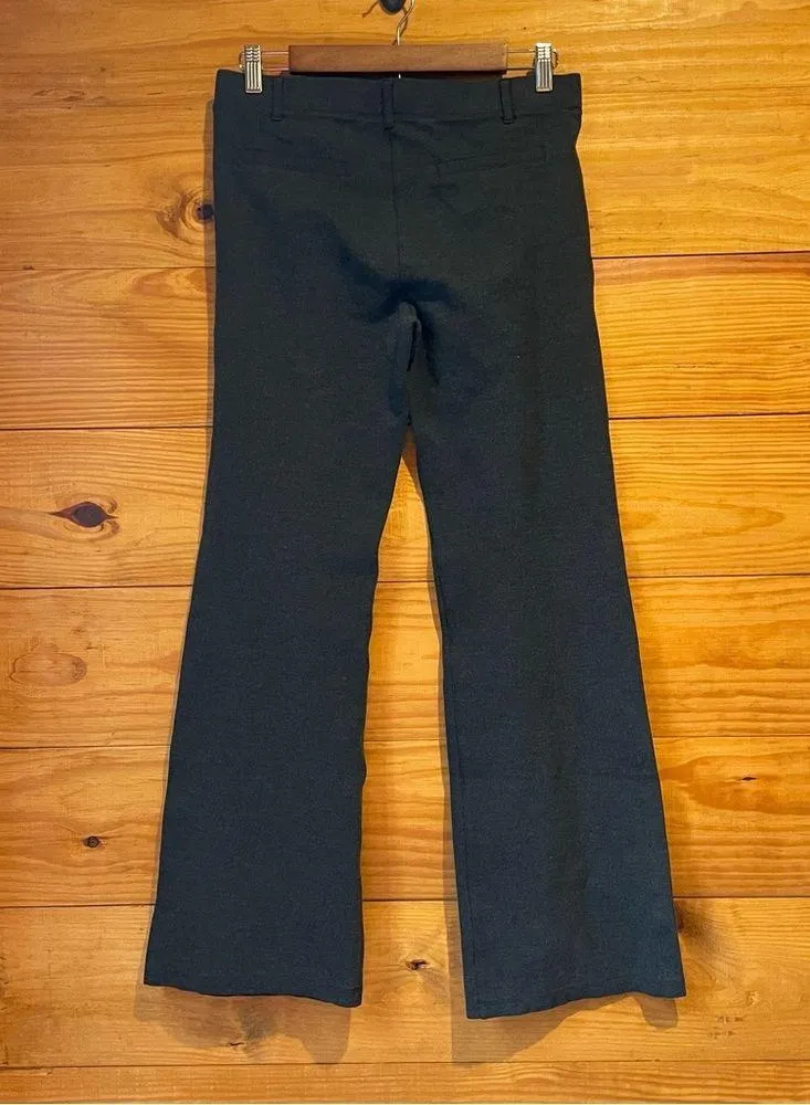 Classic Dress Pant Bootcut Pull On Yoga Pant in Charcoal Grey Medium - Image 4
