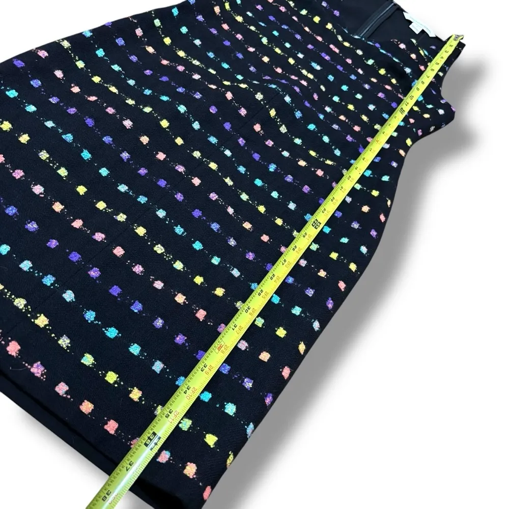 Diane Von Furstenberg DVF  Black Colorful Minetta Sheath Dress - Size 4 - Image 6