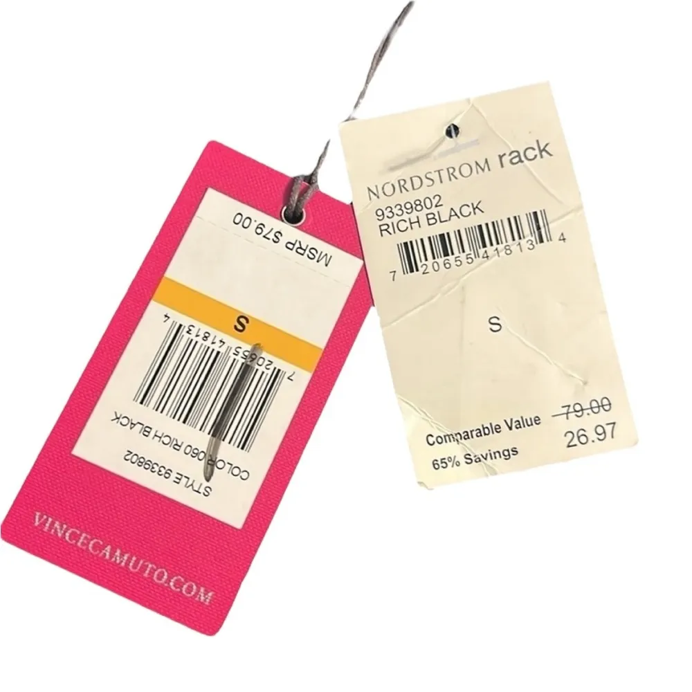 Vince Camuto Black and White Floral Polka Dot Leggings - Image 5