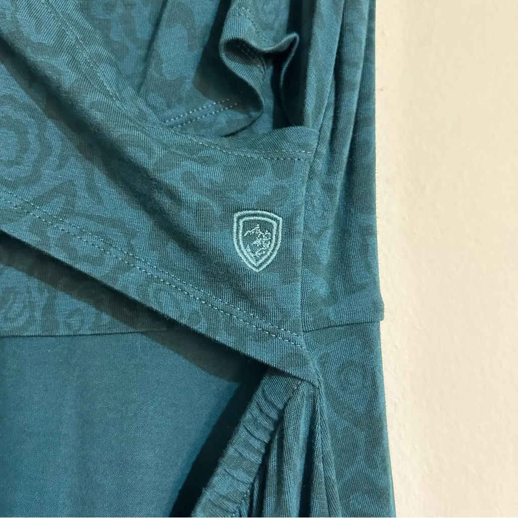 Kuhl Lyra Krossbak Midi Dress in Everglade Print Size Small - Image 8