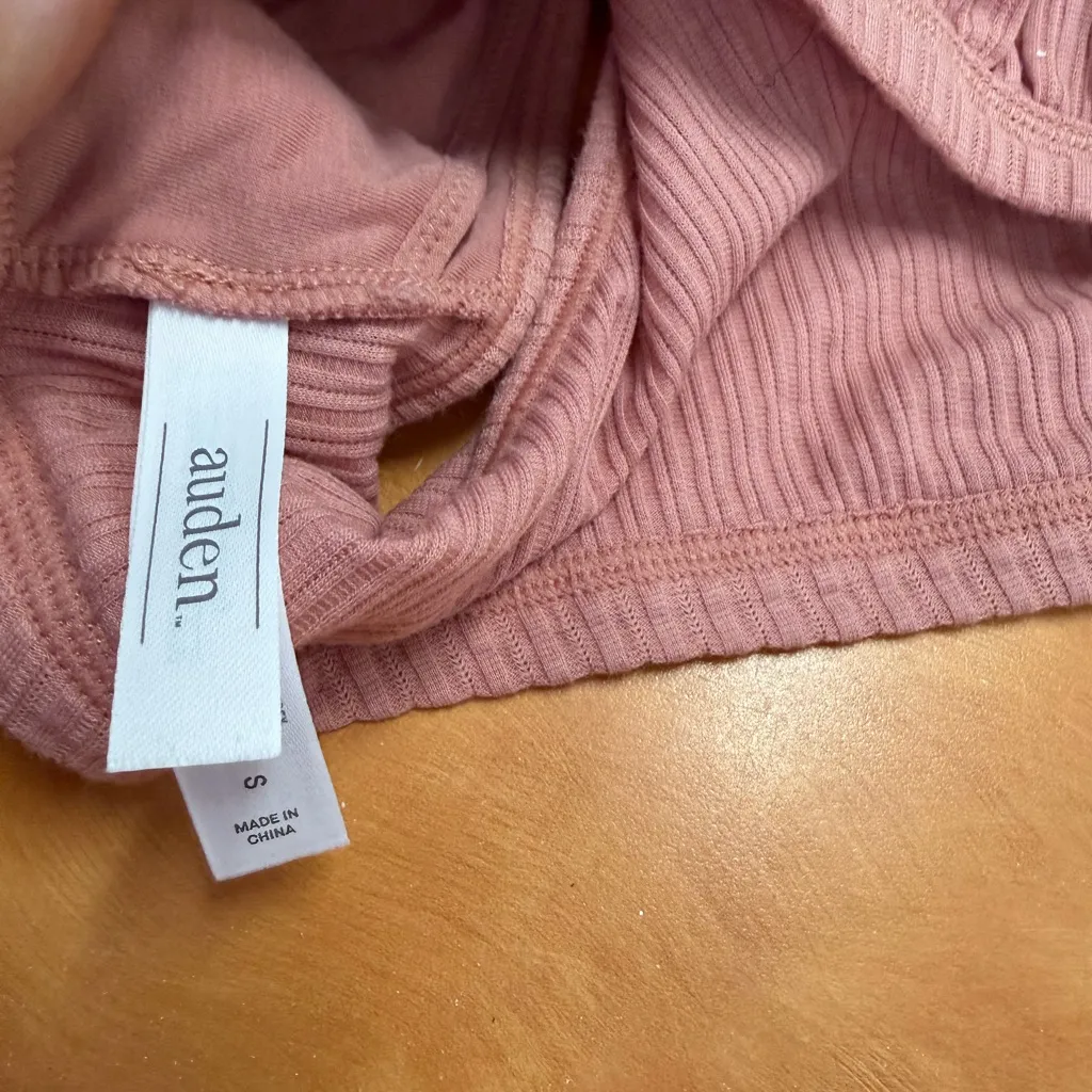 Auden Mauve Ribbed Bralette Pink - Image 4