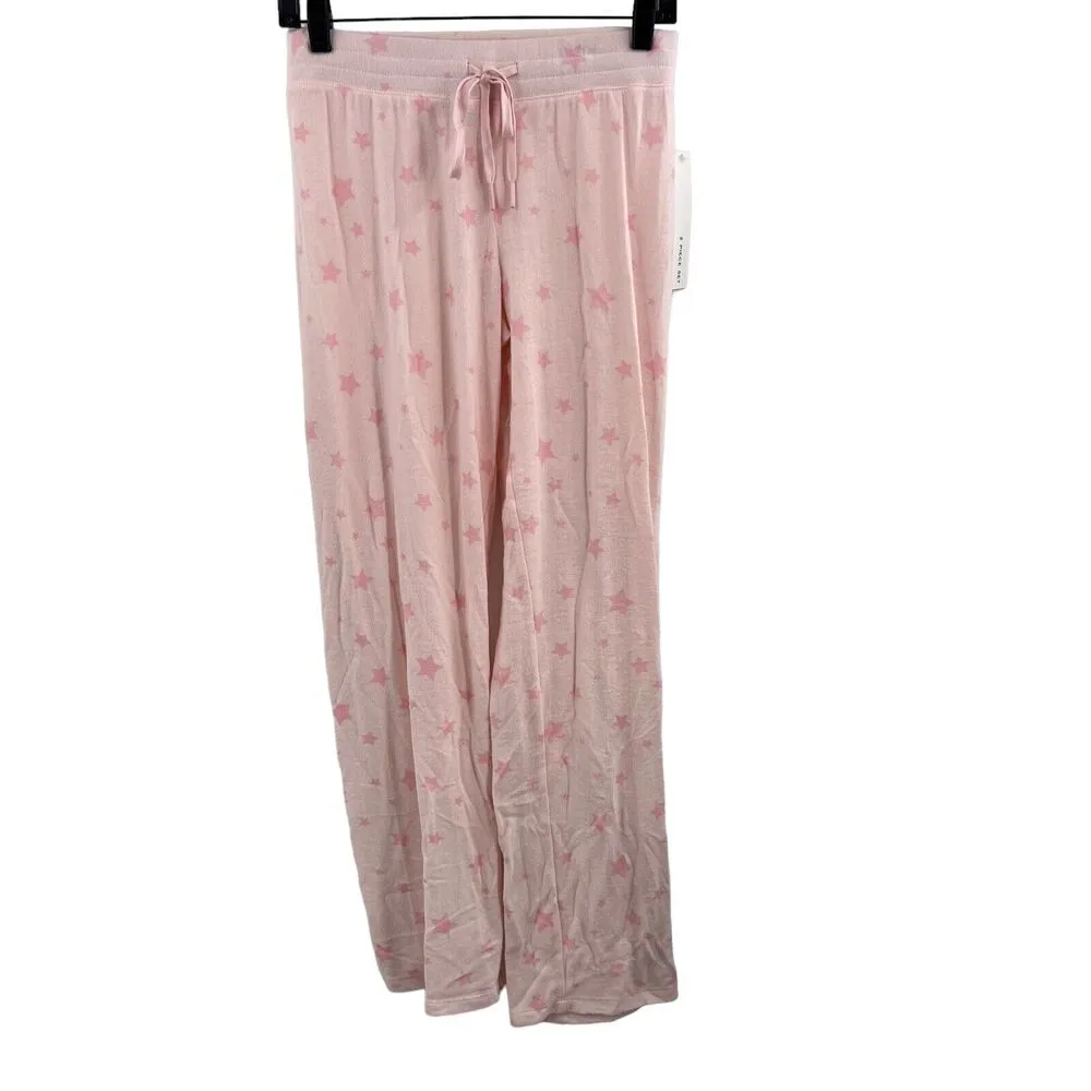 Lounge Set Pink All Over Star Print by Aqua New Size Medium - Image 4