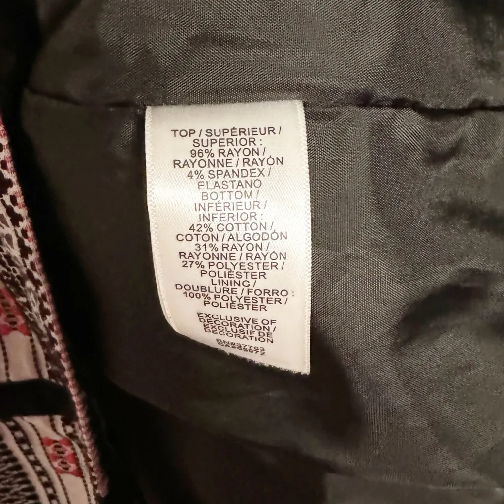 LAUNDRY BY SHELLI SEGAL SLEEVELESS DRESS SZ 12 - Image 7