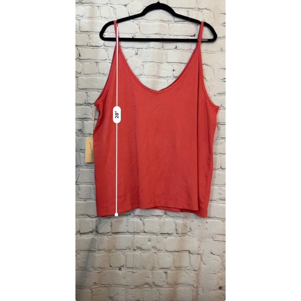 Universal Thread Slim Fit Camisole Tank Top Women's Size 3x Slim Fit Red NEW - Image 2