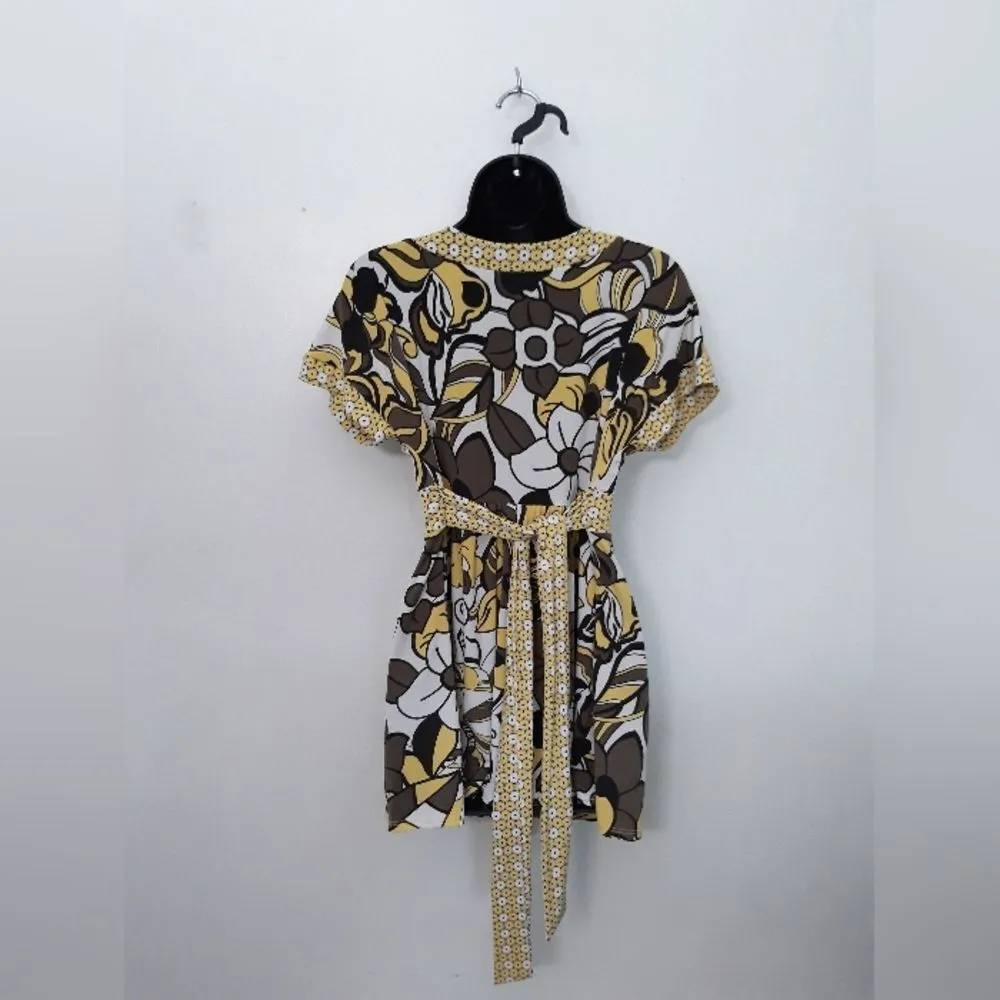 Tailor vneck blouse Yellow Size M - Image 4