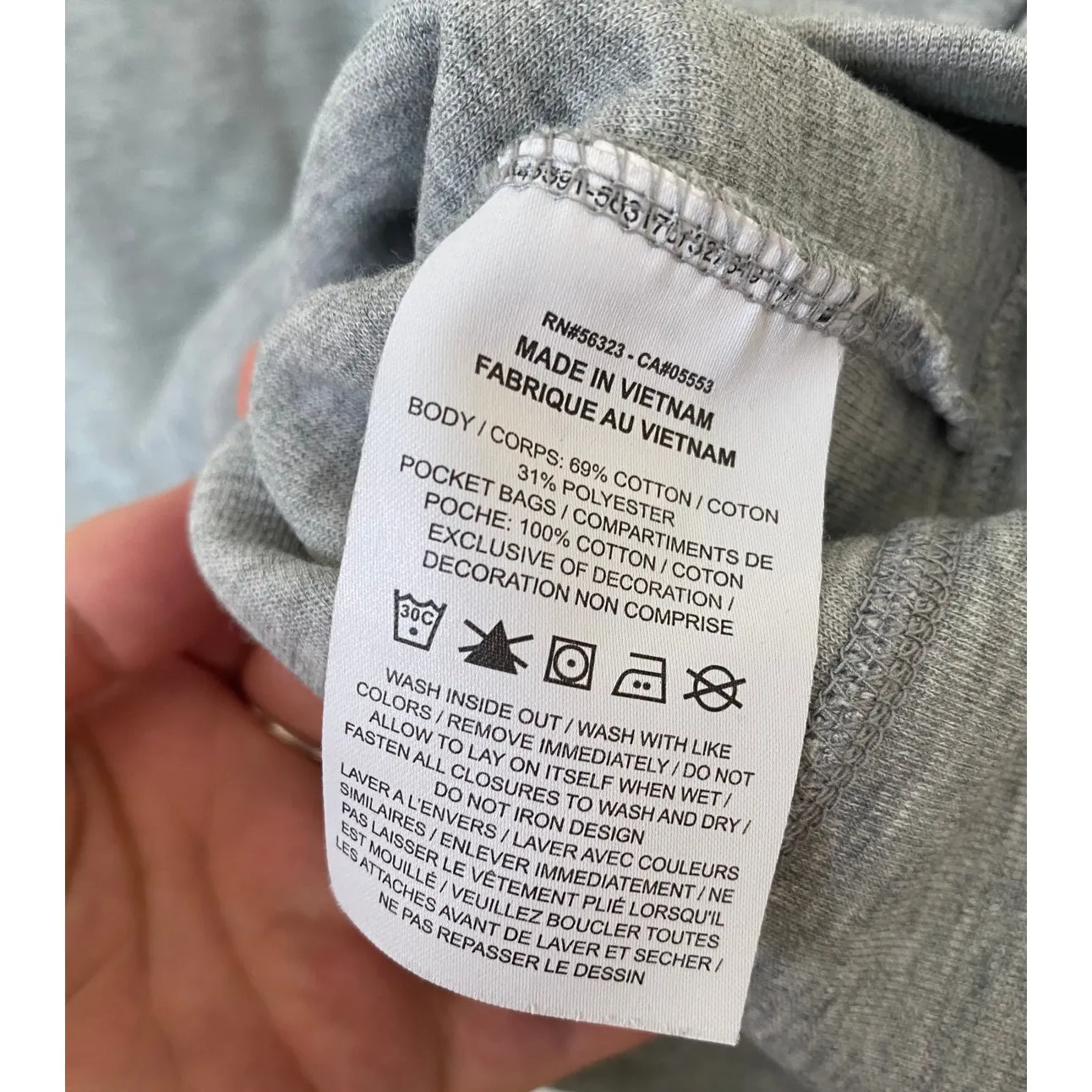 Nike Short Sleeve Mini Tee Shirt Dress w/ Pockets Cotton Gray Women Small - Image 5