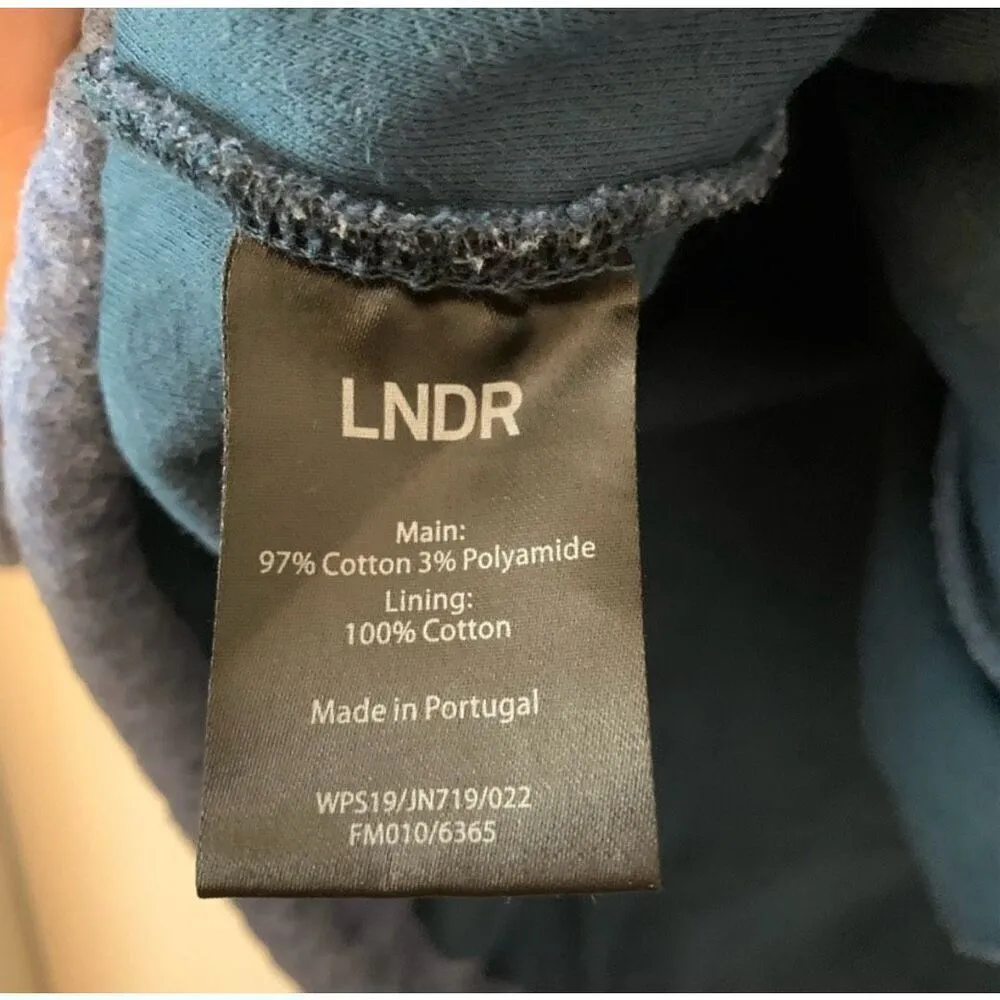 GOOP LNDR Designer Dupla Hoodie size medium periwinkle blue excellent condition - Image 7