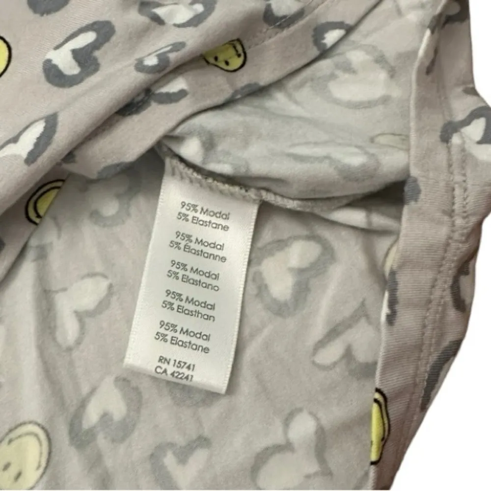 PJ Salvage Women's Loungewear Happy Days Tank m Gray Size L - Image 7