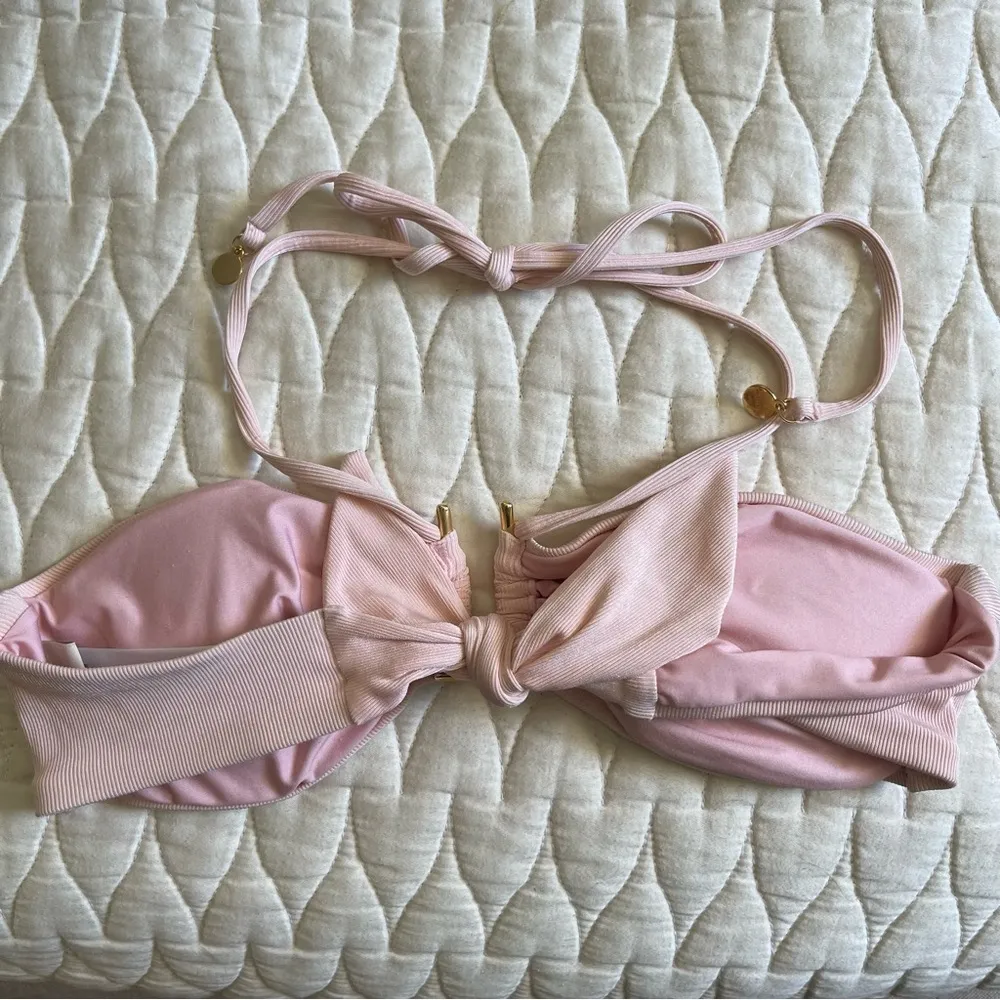Ondade Mar Light Pink Halter Bikini Top Size Extra Small - Image 4