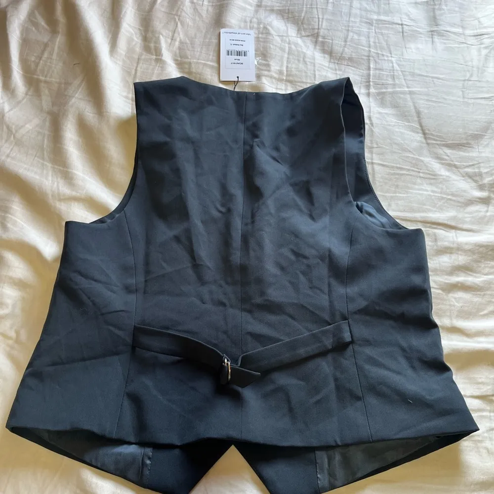 BOXY WAISTCOAT Gray Size XL - Image 4