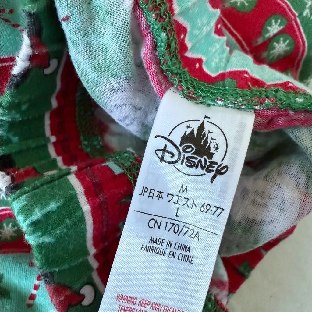 Disney Store Mickey Mouse Minnie Mouse Christmas Pajamas women’s size M - Image 4