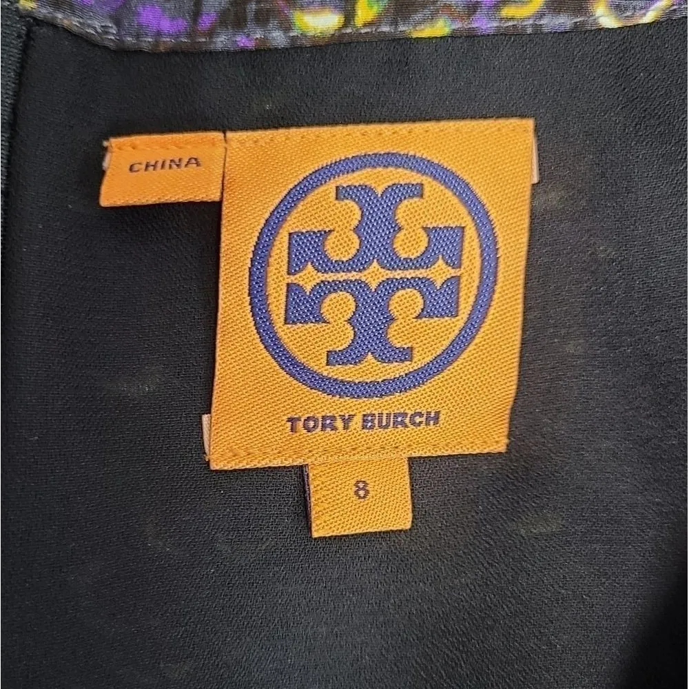 Tory Burch 100% Silk Ruffled Layered Mini Skirt size 8 - Image 6