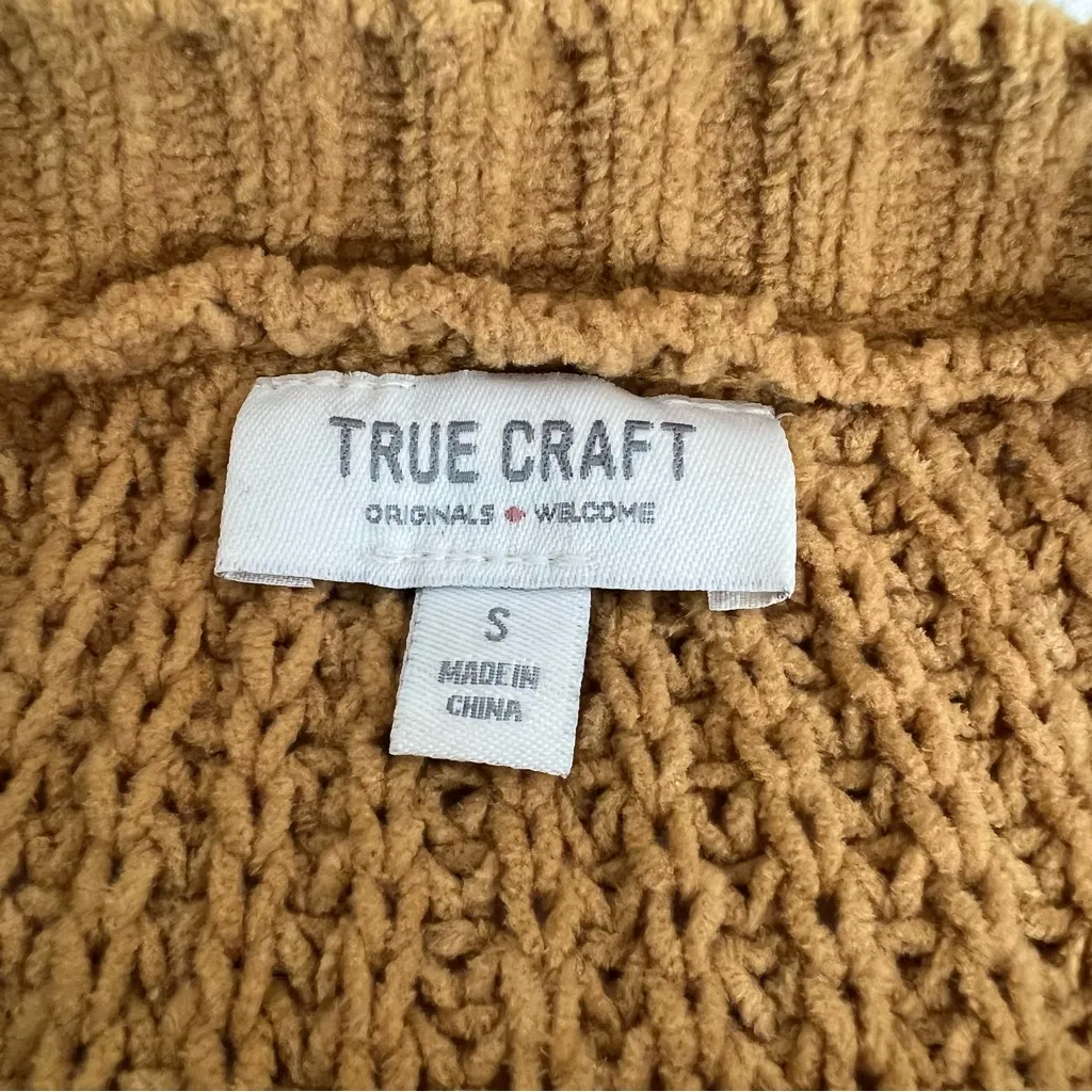 True Craft oversized chunky sweater color block XS - Image 7