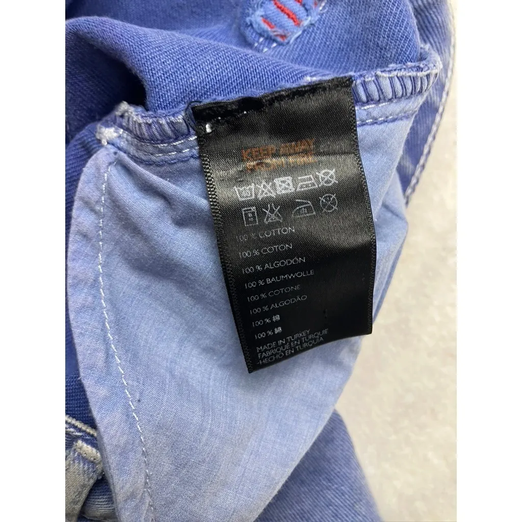 BDG Urban Outfitters Slim Straight Blue Wash Denim Jeans W25 L32 Made in Turkey Size 25 - Image 4