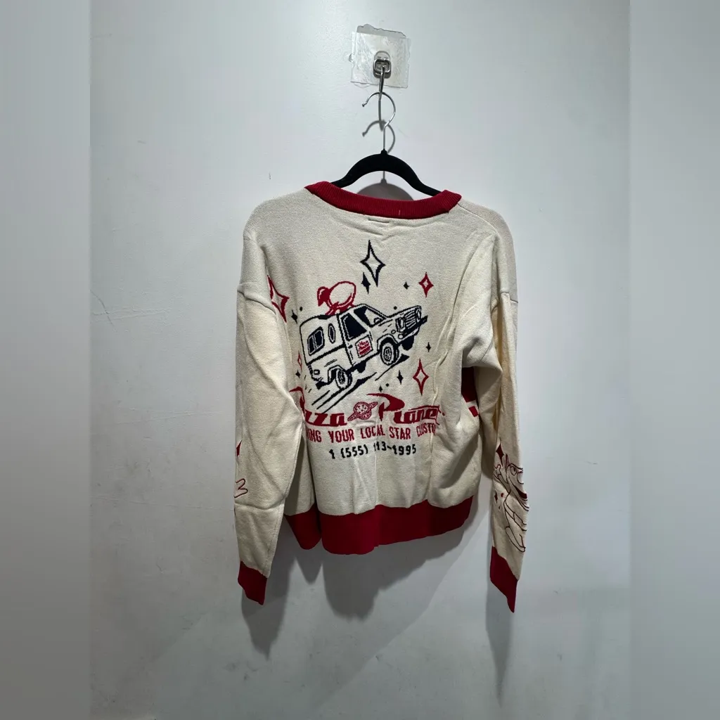 Disney Pixar Toy Story Aliens Pizza Planet Cardigan - Image 7