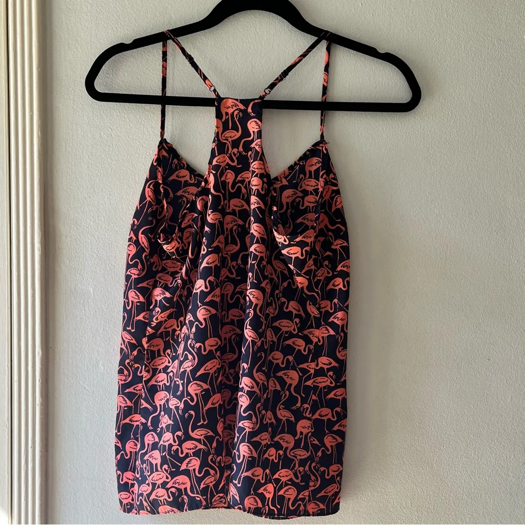 J.Crew•Flamingo Racerback•Sz 0 - Image 2